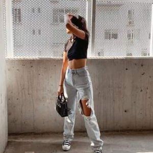 Pacsun 90s Boyfriend Jeans Light Blue